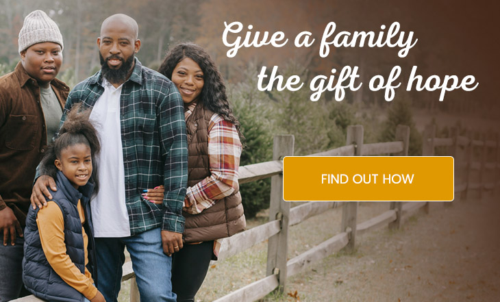 Give a family the gift of hope